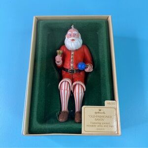 Hallmark Keepsake Ornament 1983 Old Fashioned Santa QX409-9 Movable Arms & Legs